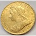 AUSTRALIA 1900 . ONE 1 SOVEREIGN . PERTH . GOLD